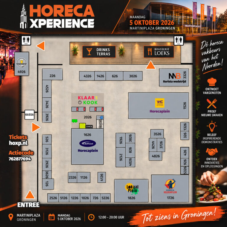 Plattegrond Horeca Xperience